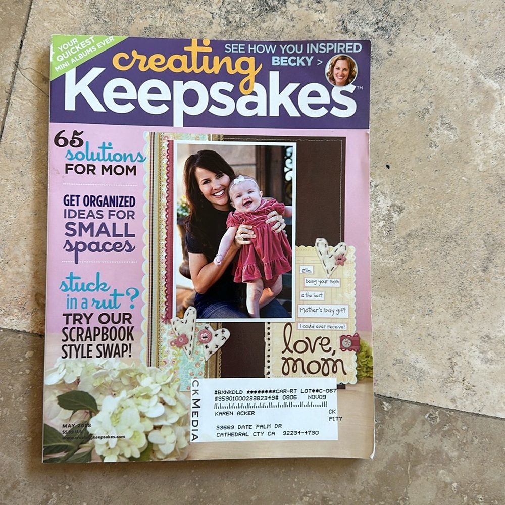 16 Creating Keepsakes Magazines Scrapbooking Papercrafting 2008-2011